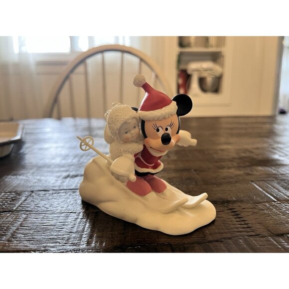 Department 56 Snowbabies "Minnies Special Deliveries" Disney Christmas Figurine - Picture 1 of 8